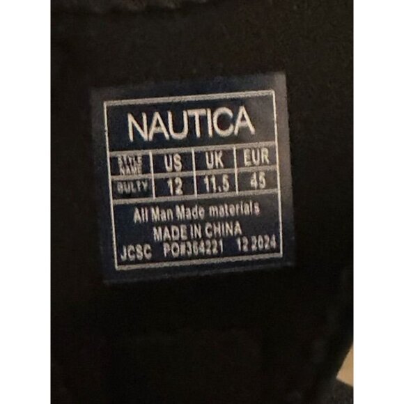 Nautica Bulty Round Toe Black Open Toe Strappy Sandal Men 12 New w/ Tag Sold Out - Picture 6 of 9
